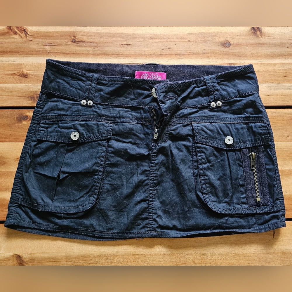Cargo Style Mini Skirt - Size Small